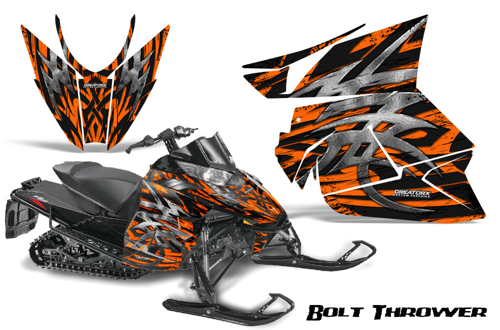 Arctic Cat Pro Climb Cross 2012 Graphics Kit .Bolt Thrower Orange